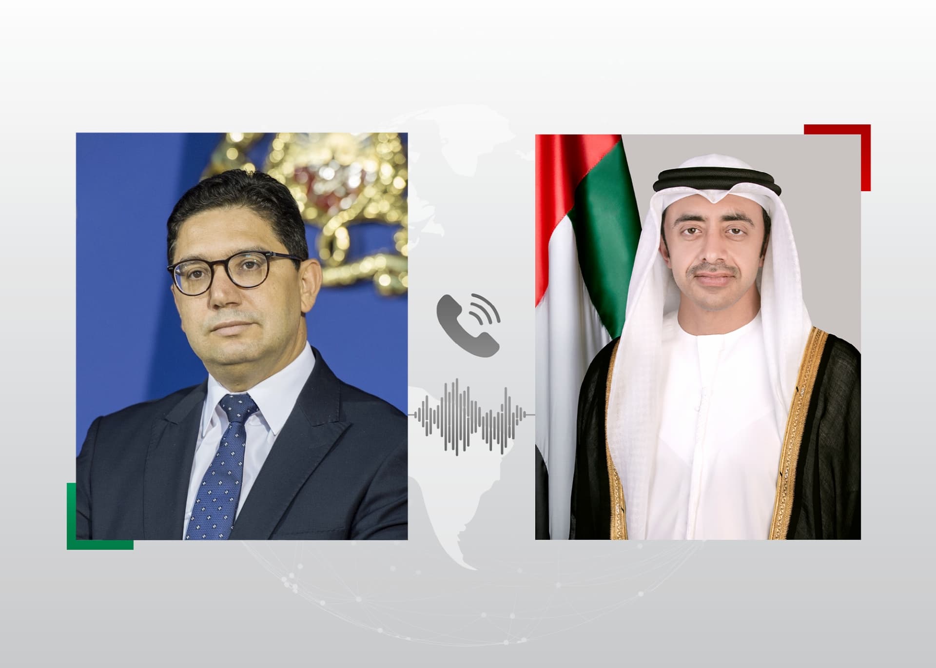 عبدالله بن زايد يبحث هاتفياً مع وزير خارجية المغرب التطورات الإقليمية